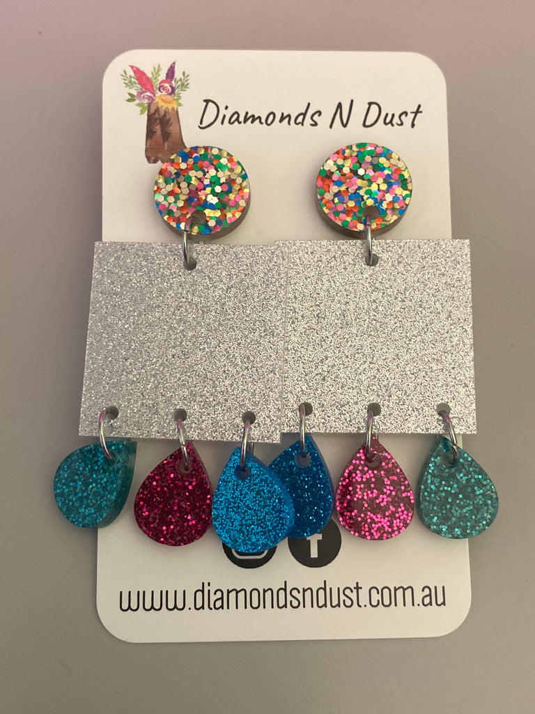 Raindrop Dangle Earrings