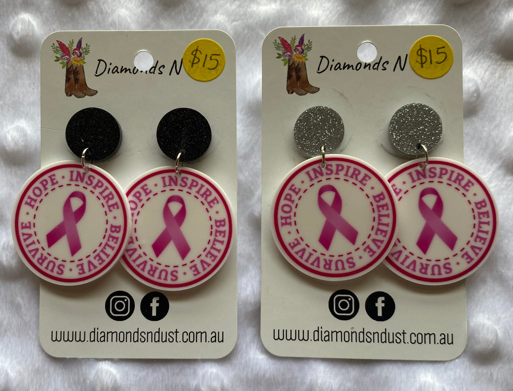 Pink Ribbon Round