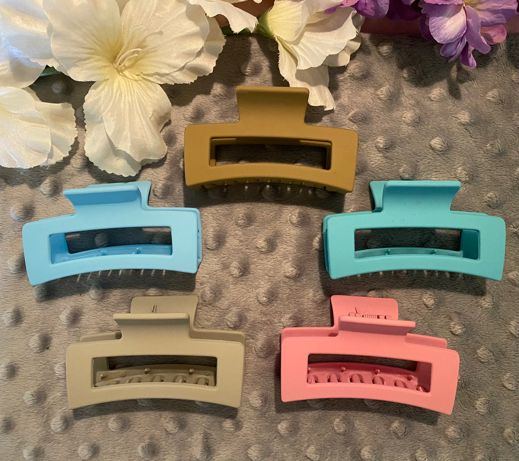 Rectangle Claw Hair Clip