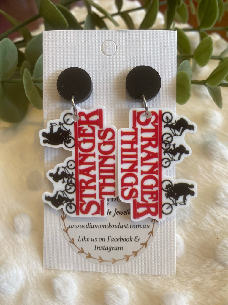 Stranger Things Dangle Earrings