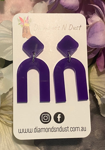 Purple Mini Dangles (3 Styles to choose from)