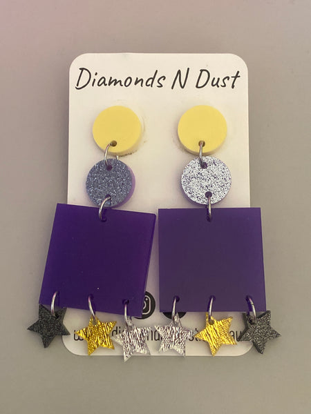 Star Dangle Earrings
