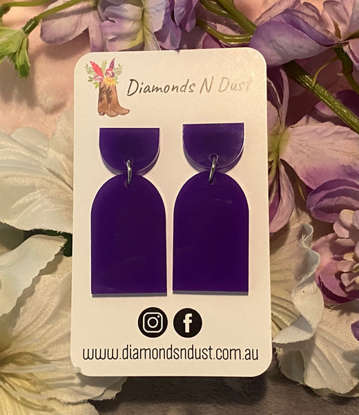 Purple Mini Dangles (3 Styles to choose from)