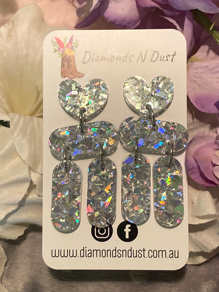 Heart Drop Earrings