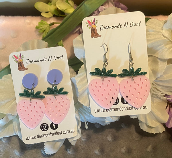 Strawberry Dangle Earrings