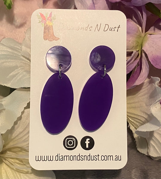 Purple Mini Dangles (3 Styles to choose from)