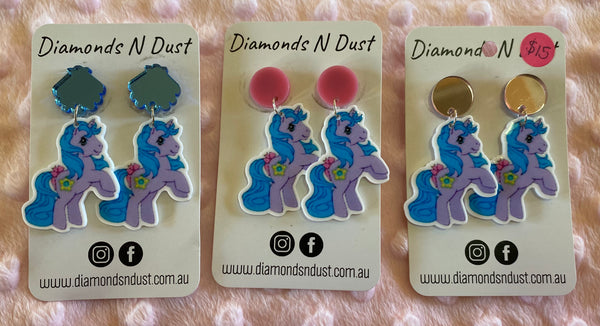 Little Pony Dangle Earrings