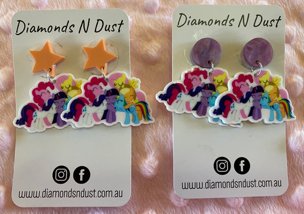 Little Pony Dangle Earrings