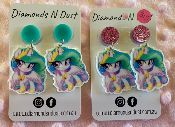 Little Pony Dangle Earrings