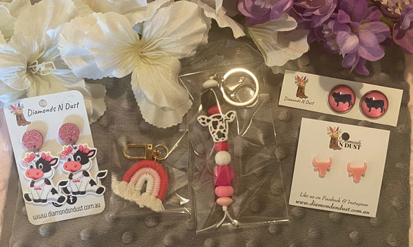 Gift Box Pink Cow