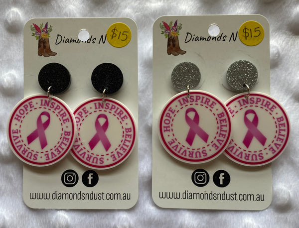 Pink Ribbon Round