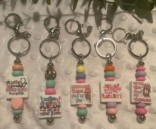 Silicone Key Chain (5 styles to choose from)
