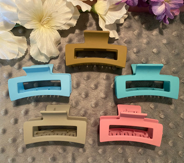 Rectangle Claw Hair Clip