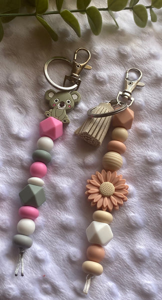 Silicone Keyring (2 colour options)