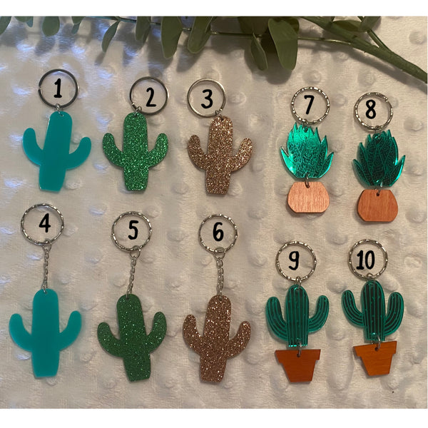 Cactus key Ring