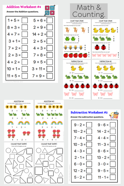 Kids Learning Resources - 500pgs