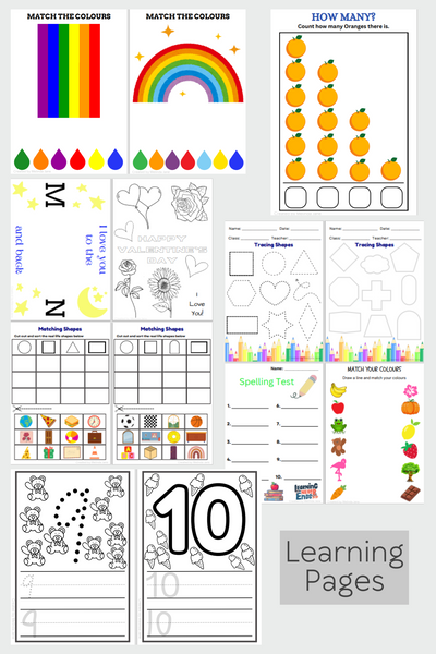 Kids Learning Resources - 500pgs