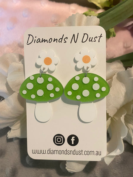 Mushroom Dangle Earrings