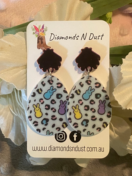 Easter Egg Dangle Earrings