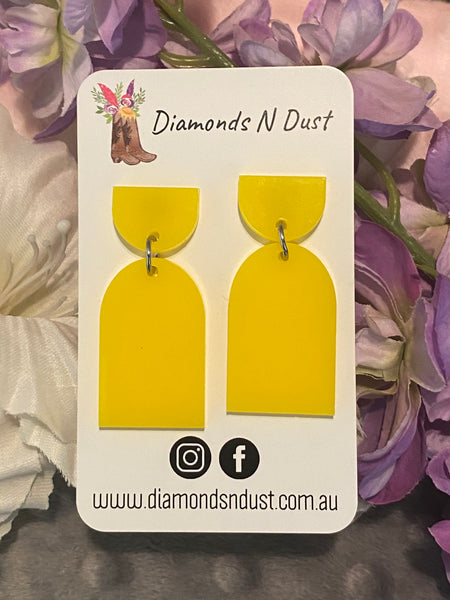 Yellow Mini Dangles (3 Styles to choose from)