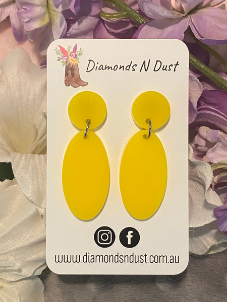 Yellow Mini Dangles (3 Styles to choose from)