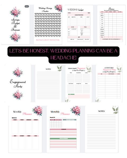 Ultimate Wedding Planner + BONUS Hen’s Party Games ideas (PDF COPY ONLY)