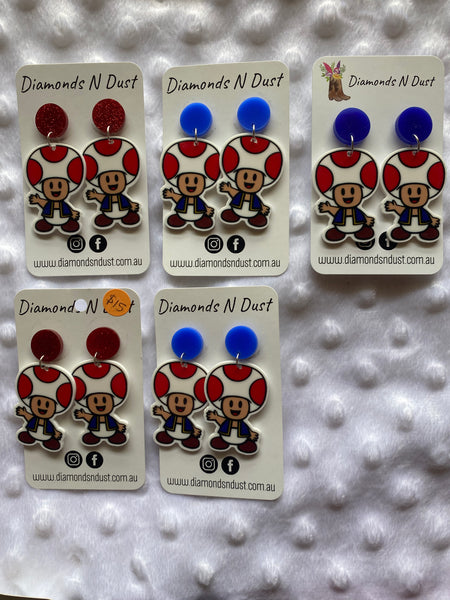 Toad Dangle Earrings