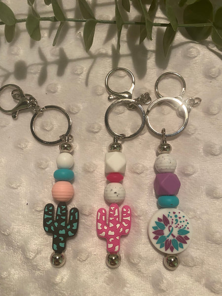 Silicone Keychain (3 styles to choose from)