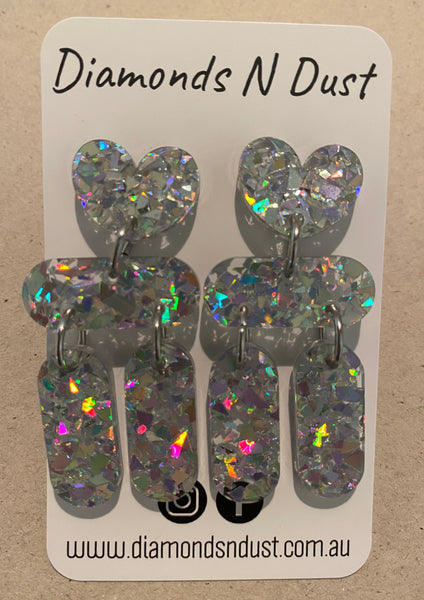 Heart Drop Earrings