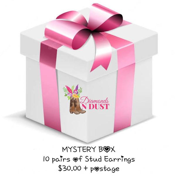 *SALE* 10 Pairs of Stud Earrings Mystery Box