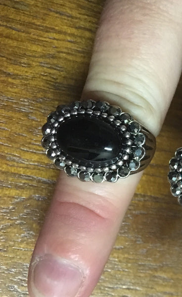 Silver and Stone Ring