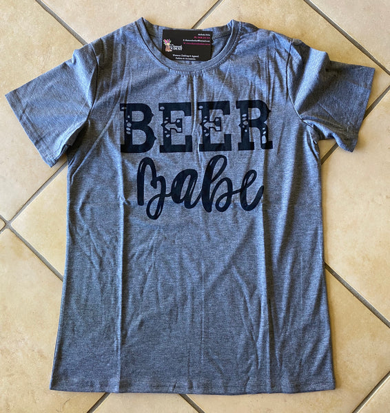Beer Babe Tee (size L & XL)