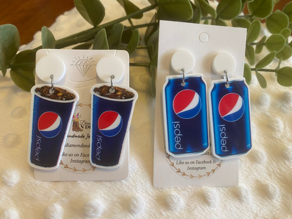 Pepsi Dangle earrings