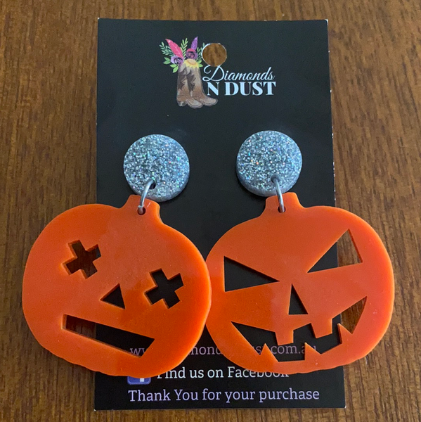 Halloween Pumpkin Earrings