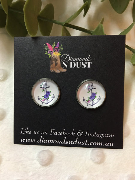 16mm ‘Floral Anchor’ Studs
