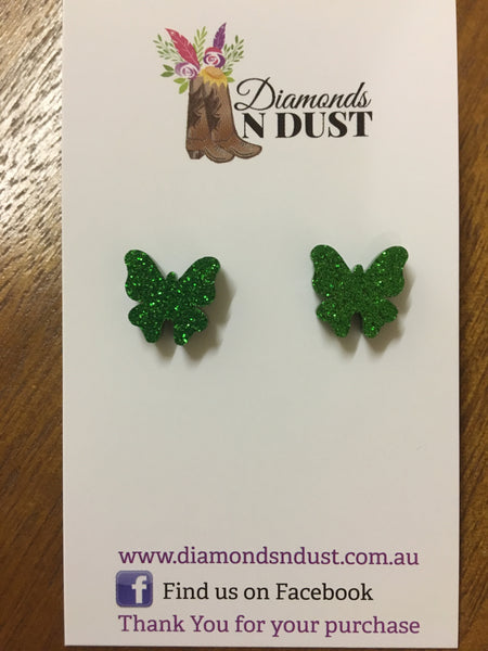 Butterfly Studs (6 colours)