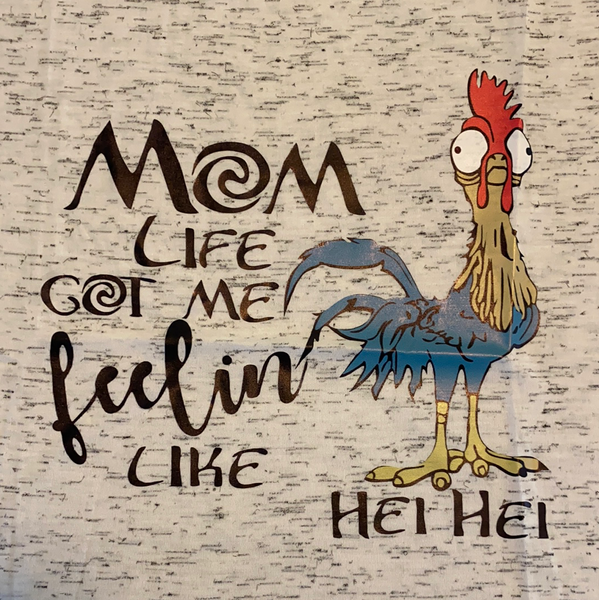 Feelin Like Hei Hei Tee (size S, M, L)