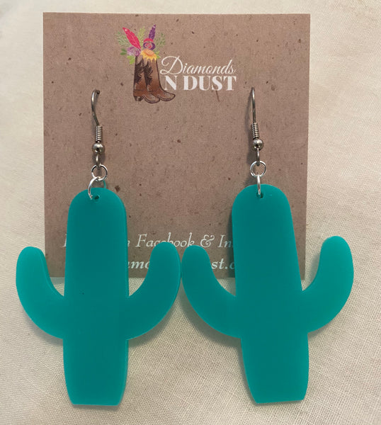 *NEW* Cactus Dangle Earrings (3 colours)