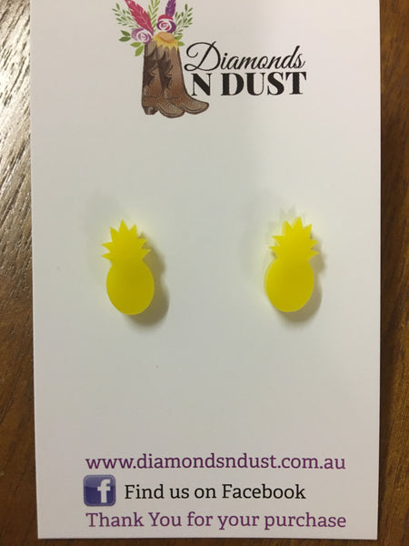 Pineapple Studs (7 colours)