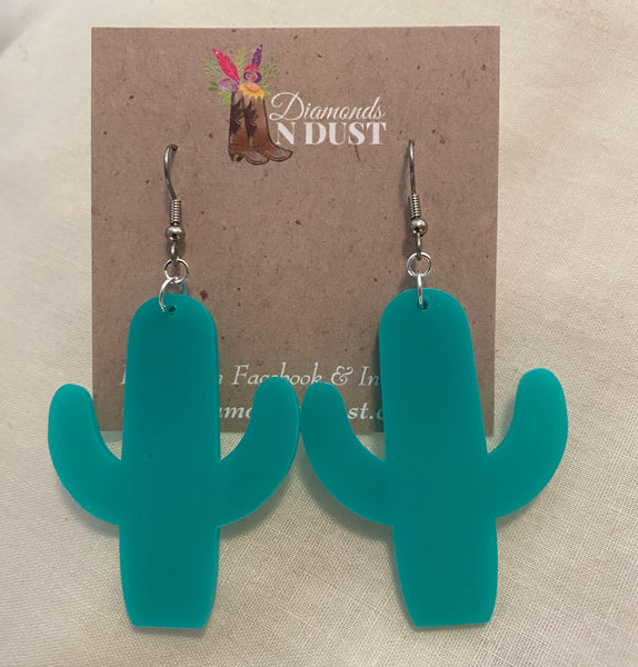 *NEW* Cactus Dangle Earrings (3 colours)