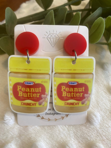 Peanut Butter Dangle Earrings