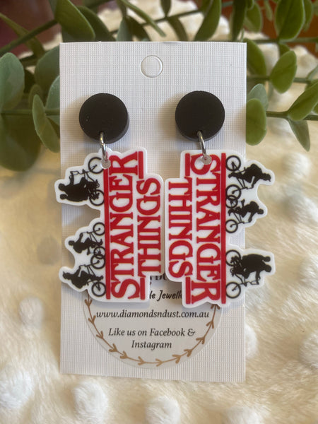 Stranger Things Dangle Earrings