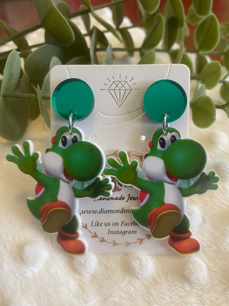 Yoshi #1 dangle earrings