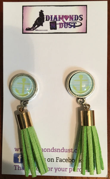 Small Tassel & Glass Earrings (3 styles)